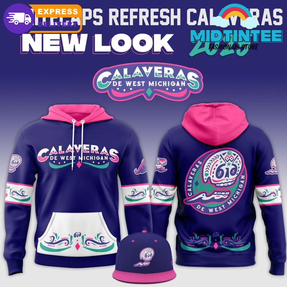 West Michigan Whitecaps Calaveras New Look 2025 Hoodie Set