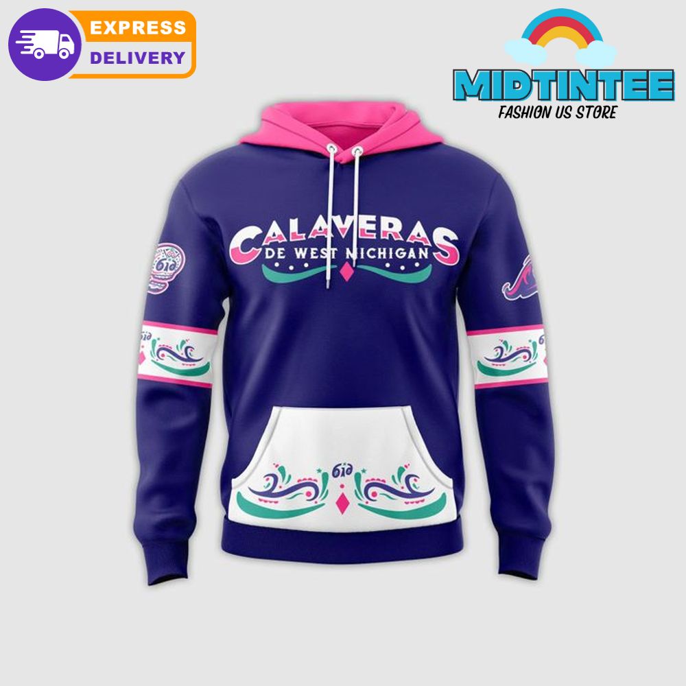 West Michigan Whitecaps Calaveras New Look 2025 Hoodie Set