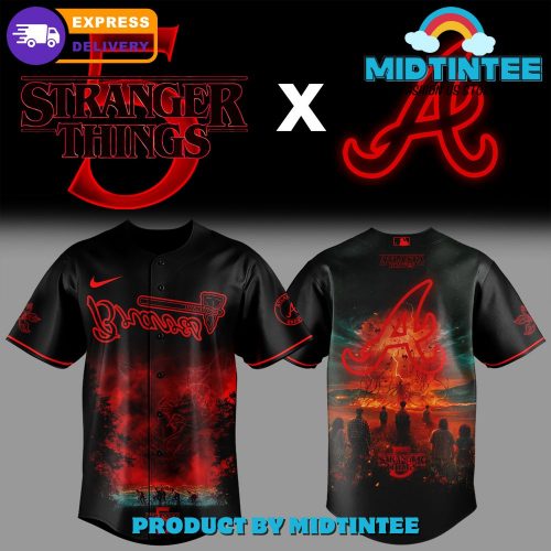 Atlanta Braves MLB x Stranger Thing 5 Limited Edition Jersey