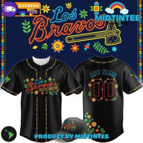 Atlanta Braves x Los Bravos Night 2025 Special Baseball Jersey