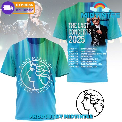 Barry Manilow The Last Concerts 2025 Limited Edition Shirt