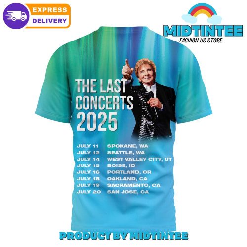 Barry Manilow The Last Concerts 2025 Limited Edition Shirt