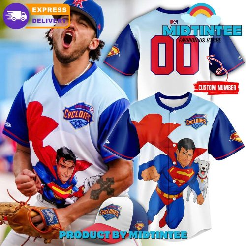 Brooklyn Cyclones Superman Night 2025 Limited Edition Jersey