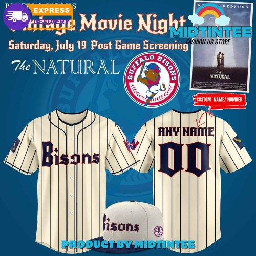 Buffalo Bisons Vintage Movie Night The Natural Limited Baseball Jersey