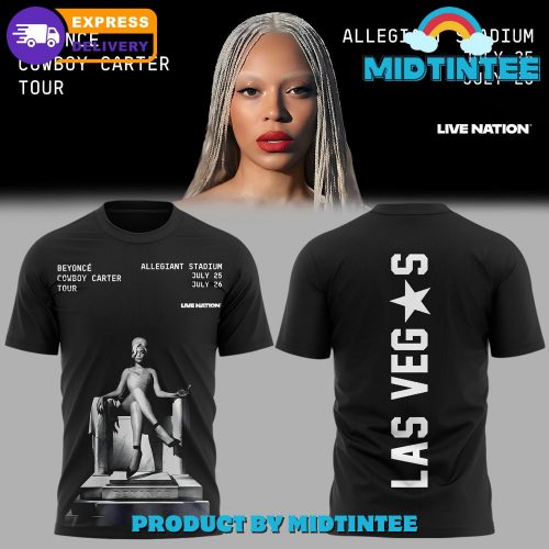 Cowboy Carter Tour 2025 Beyoncé x Las Vegas Special Shirt