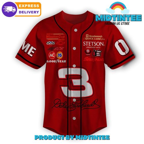 Dale Earnhardt 3 Raise Hell Praise Dale Special Baseball Jersey
