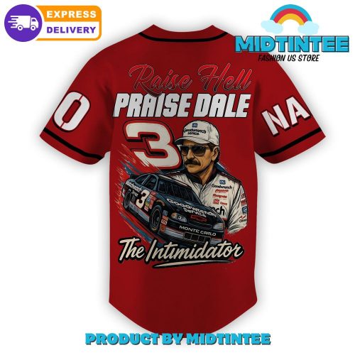 Dale Earnhardt 3 Raise Hell Praise Dale Special Baseball Jersey