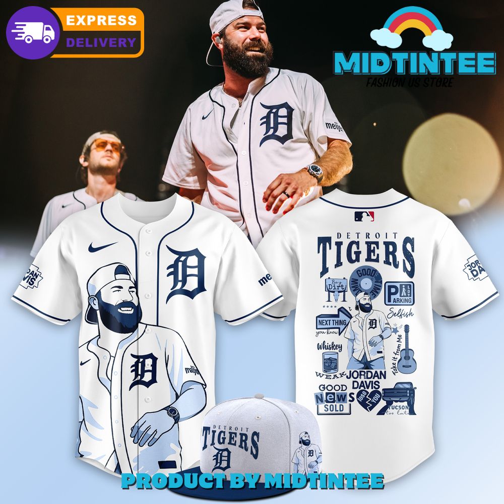 Detroit Tigers x Jordan Davis Music  Edition Baseball Jersey