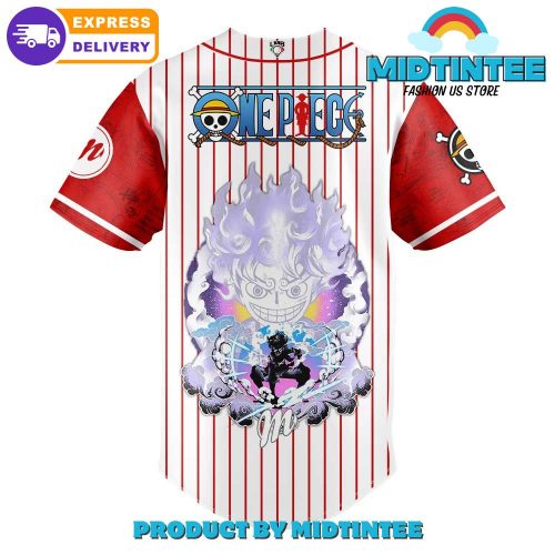 Diablos Rojos del Mxico x Straw Hat Luffy Gear 5 Baseball Jersey