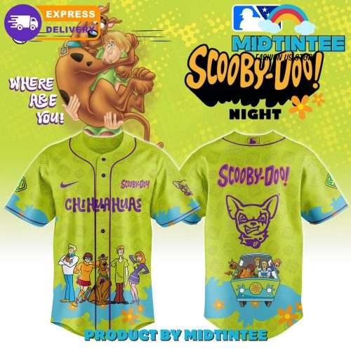 El Paso Chihuahuas x Scoobydoo Night 2025 Baseball Jersey