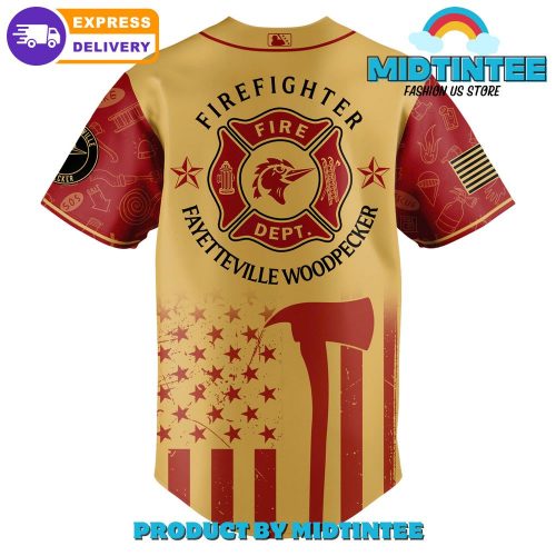 Fayetteville Woodpeckers x Firefighter Appreciation 2025 Baseball Jersey