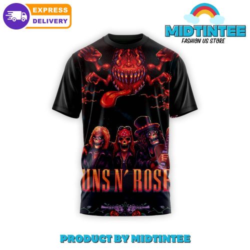 Guns N Roses Europe and Middle East 2025 Stadium Tour Shirt