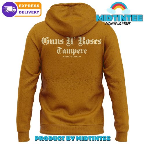 Guns N Roses Tonight we play Tampere Limited Hoodie