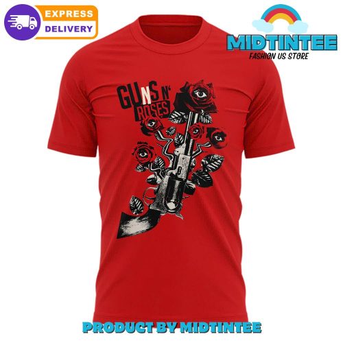 Guns N’ Roses World Tour to Warsaw 2025 Red Shirt