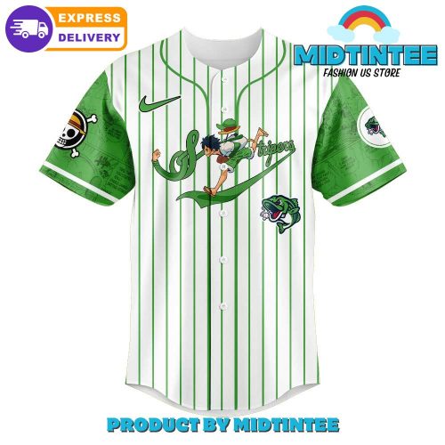 Gwinnett Stripers x Straw Hat Luffy Gear 5 Baseball Jersey