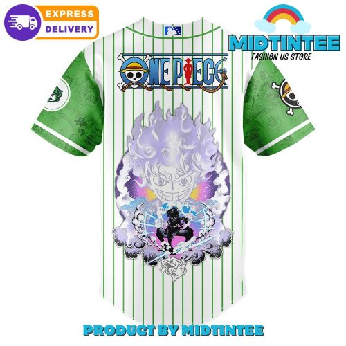 Gwinnett Stripers x Straw Hat Luffy Gear 5 Baseball Jersey
