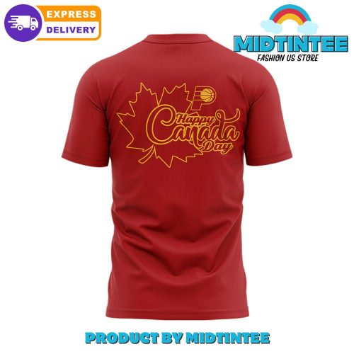 Indiana Pacers Happy Canada Day 2025 Limited Edition Red Shirt