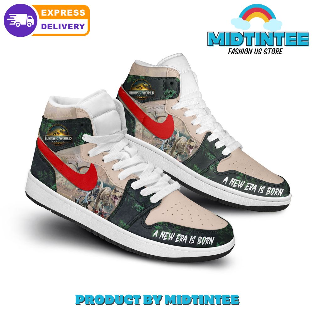 Jurassic World Rebirth 2025 Air Jordan 1 Sneakers