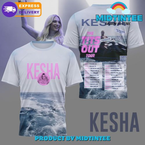 Kesha The Tits Out Tour 2025 Limited Edition Shirt