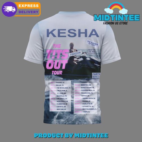 Kesha The Tits Out Tour 2025 Limited Edition Shirt