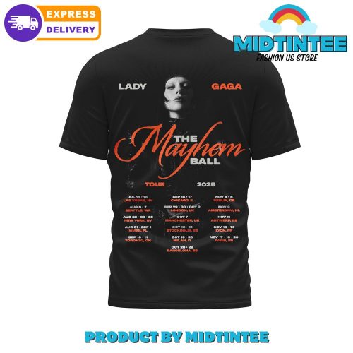 Lady Gaga The Mayhem Ball Tour 20252026 Special Shirt