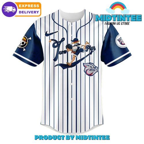 Lehigh Valley IronPigs x Straw Hat Luffy Gear 5 Baseball Jersey