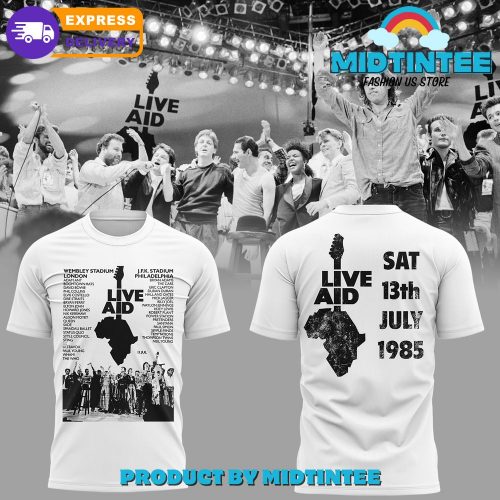 Live Aid Sat 13th July 1985 Limited Edition Shirt