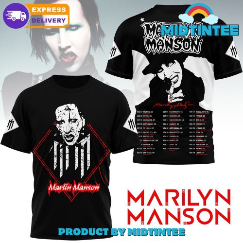 Marilyn Manson 2025 World Tour Limited Edition Shirt