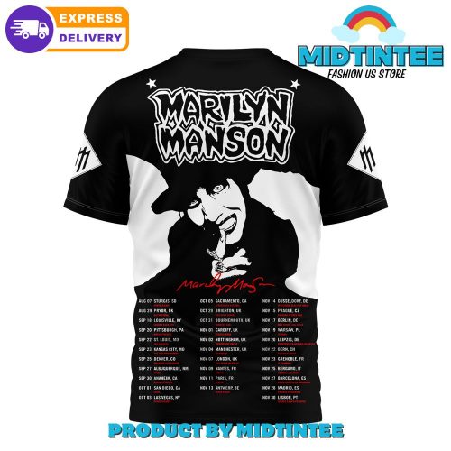 Marilyn Manson 2025 World Tour Limited Edition Shirt