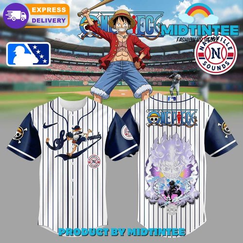 Nashville Sounds x Straw Hat Luffy Gear 5 Baseball Jersey