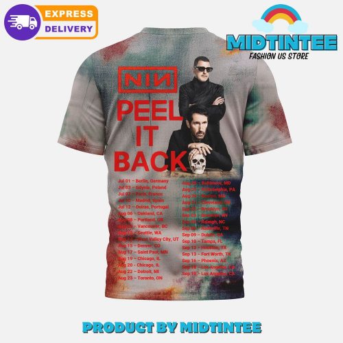 Nine Inch Nails Peel It Back World Tour 2025 Premium Shirt