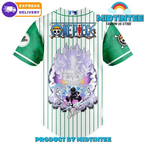 Norfolk Tides x Straw Hat Luffy Gear 5 Baseball Jersey