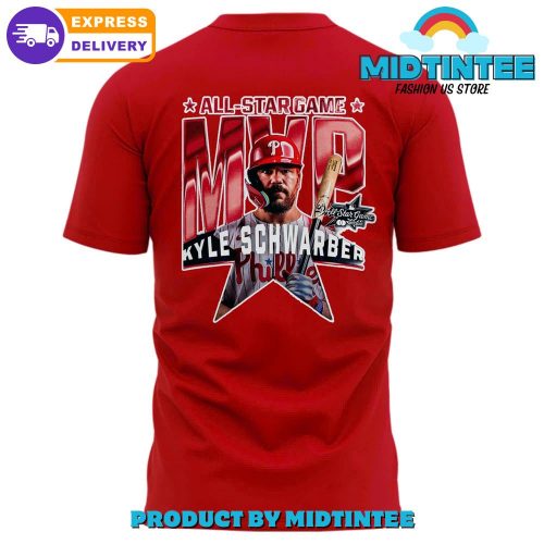 Philadelphia Phillies Kyle Schwarber Is The 2025 MLB AllStar Game MVP Red Shirt