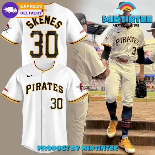 Pittsburgh Pirates Autographed By Paul Skenes Baseball Jersey