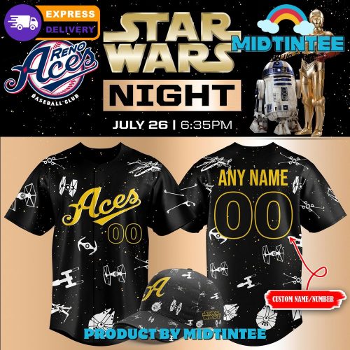 Reno Aces x Star Wars Night 2025 Baseball Jersey