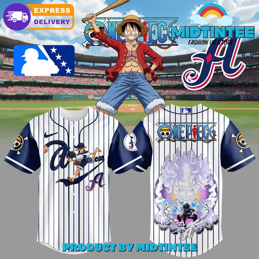 Reno Aces x Straw  Luffy Gear 5 Baseball Jersey