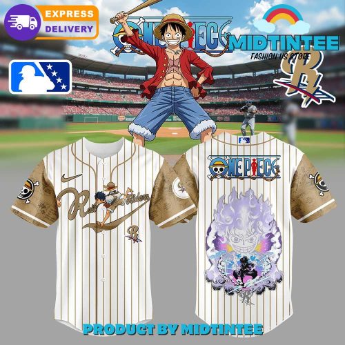 Scranton/Wilkes-Barre RailRiders x Straw Hat Luffy Gear 5 Baseball Jersey