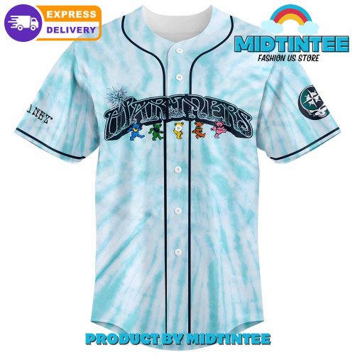 Seattle Mariners Grateful Dead Night 2025 Customized Baseball Jersey