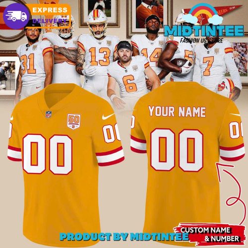 Tampa Bay Buccaneers Special 50th Season Football Jersey