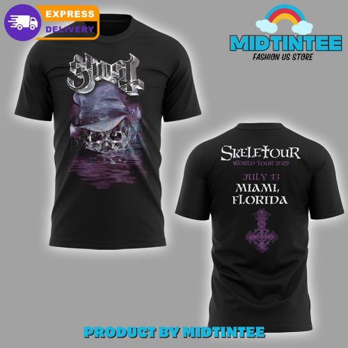 The Band Ghost “The SKELETOUR” World Tour 2025 at Miami Shirt