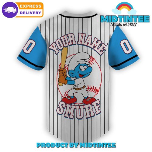 The Smurfs 2025 New Movie Custom Name Baseball Jersey