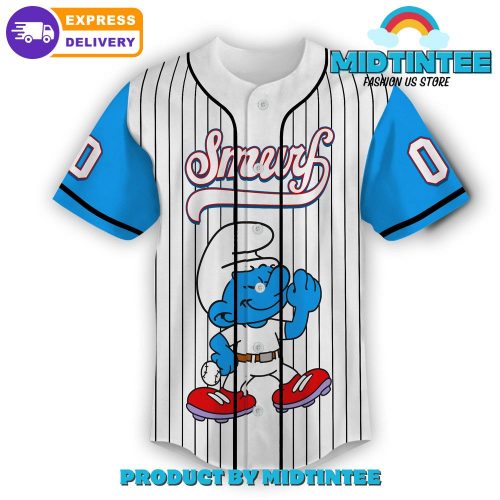 The Smurfs 2025 New Movie Custom Name Baseball Jersey