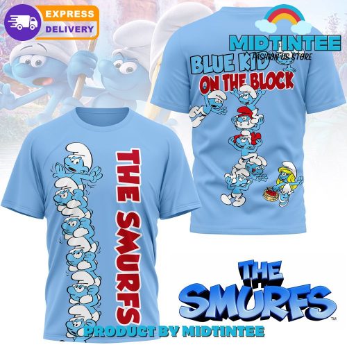 The Smurfs Blue Kid The On The Block Special Shirt
