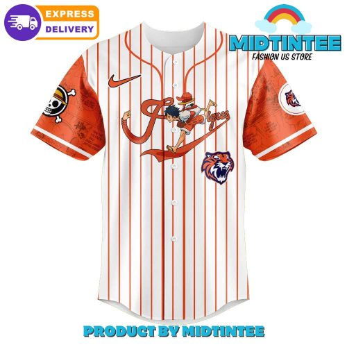 Tigres de Quintana Roo x Straw Hat Luffy Gear 5 Baseball Jersey