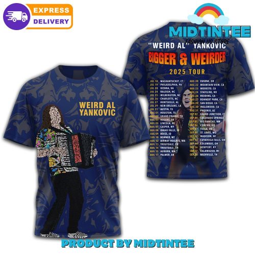 “Weird Al” Yankovic Bigger & Weirder 2025 Tour Special Shirt