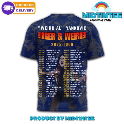 Weird Al Yankovic Bigger Weirder 2025 Tour Special Shirt